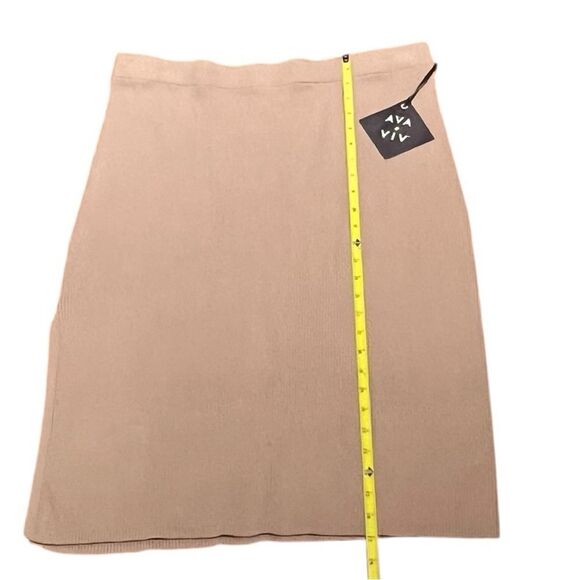 Ava & Viv Tan Ribbed Skirt Skirt, Size XXL, NWT - Picture 10 of 11